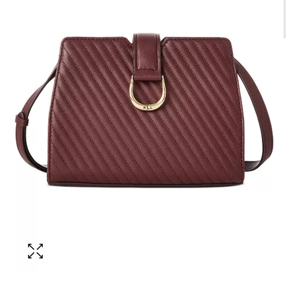 Ralph Lauren Black Leather Quilted Crossbody Bag - Picture 4 of 9